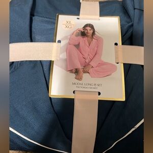 Victoria Secret soft Modal pajamas. Navy blue